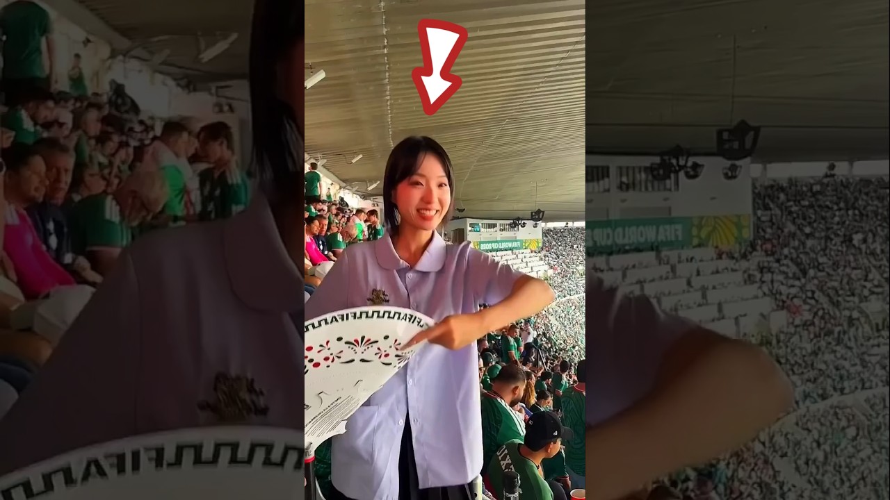 gadis ini gak sengaja bikin tren gila di tengah pertandingan piala dunia