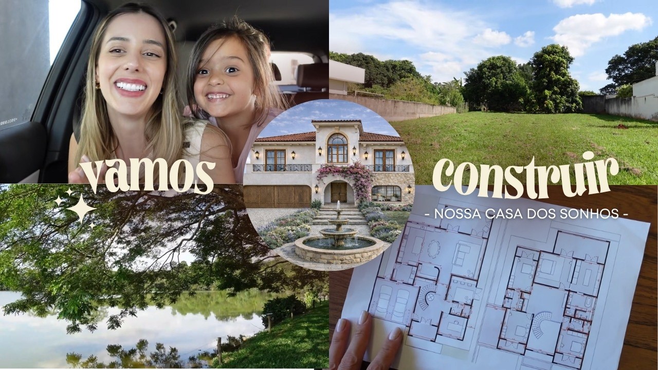 VOLTEI | VAMOS NOS MUDAR + Mostrei nosso terreno novo e a planta da nossa casa nova!