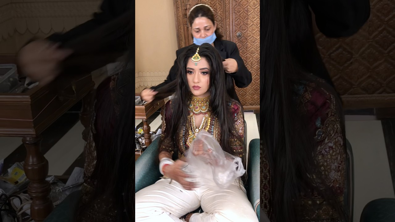 My Stunning Bride in making ❤️💛 Parul Garg