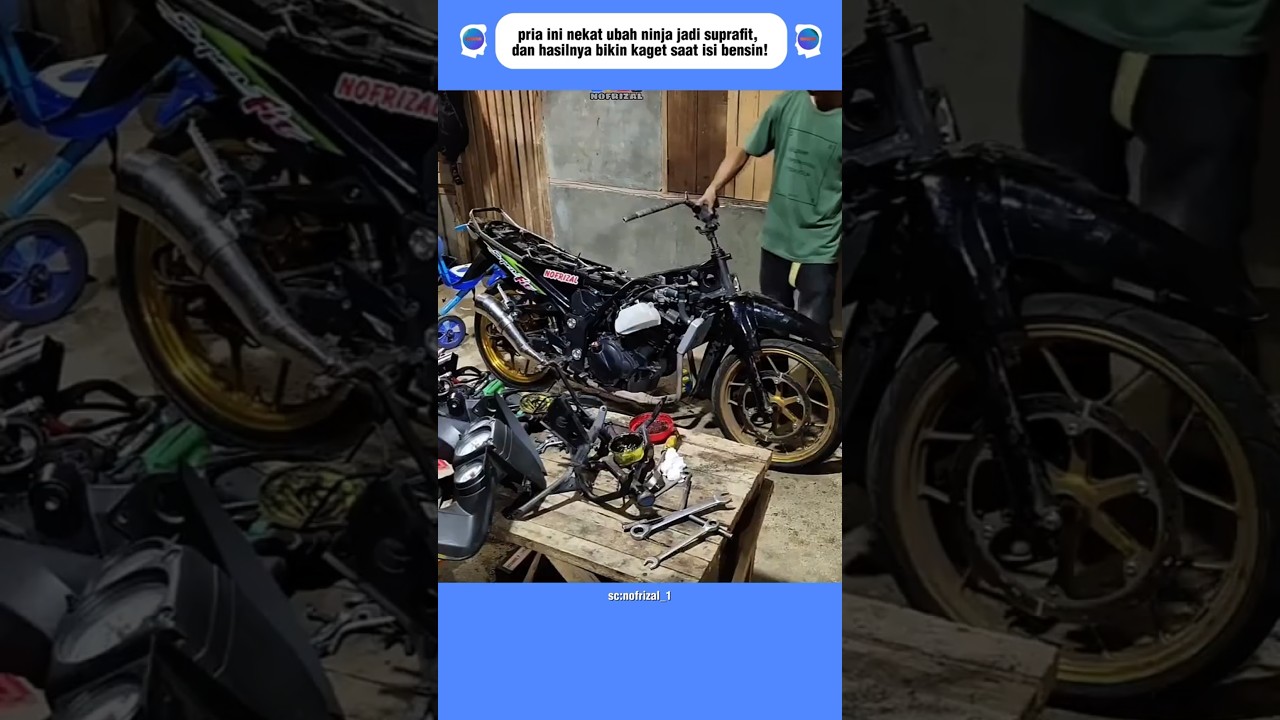 bikin kaget! ninja bagus-bagus di ubah jadi suprafit badak⁉️