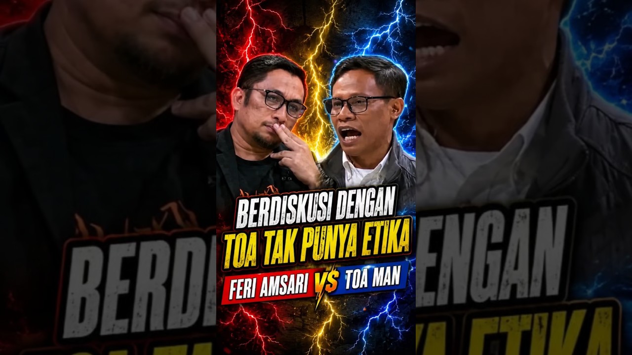 BERDISKUSI DENGAN TOA TAK PUNYA ETIKA‼️FERI AMSARI VS TOA MAN #debat #viral #kopdes #shorts #prabowo