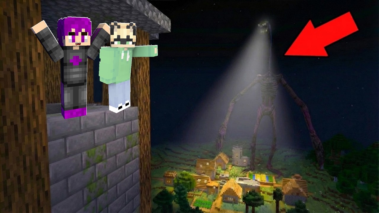 ماين كرافت : تحدي بناء افضل منزل امن ضد رأس اللمبة لاول مره مع اصدقائي...😱💡