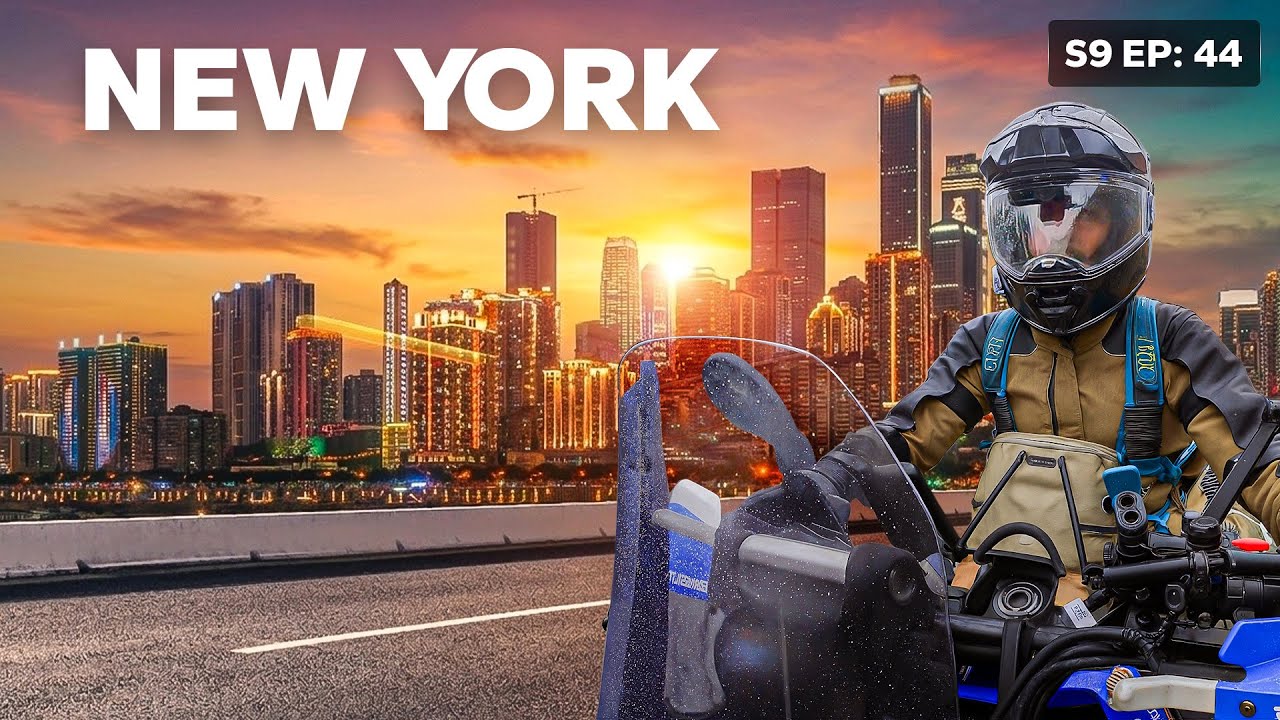 After a Long Journey Finally in New York City 🇺🇸 S9 EP 44 | Pakistan to Americas Motorcycle Tour