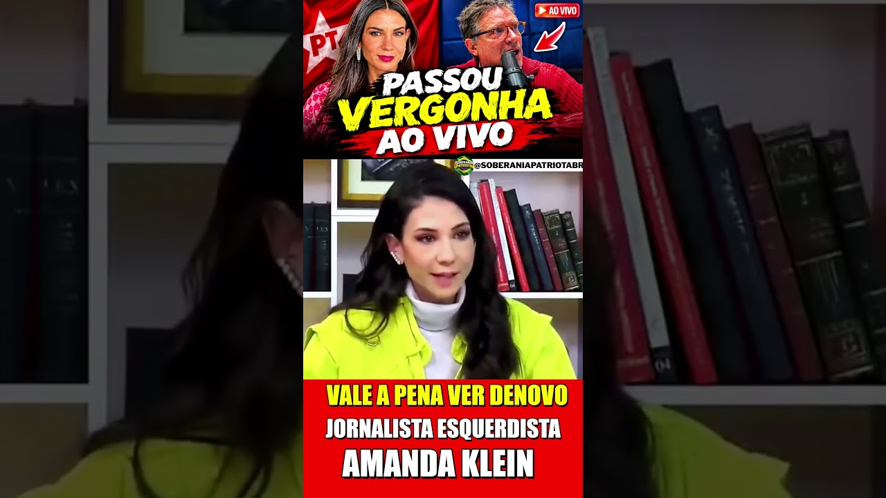 JORNALISTA ESQUERDISTA PASSANDO VERGONHA #noticias #política #brasil