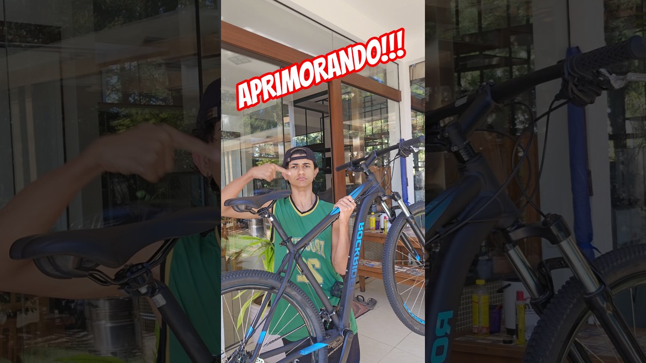 APRIMORANDO MINHA BIKE!!#shorts