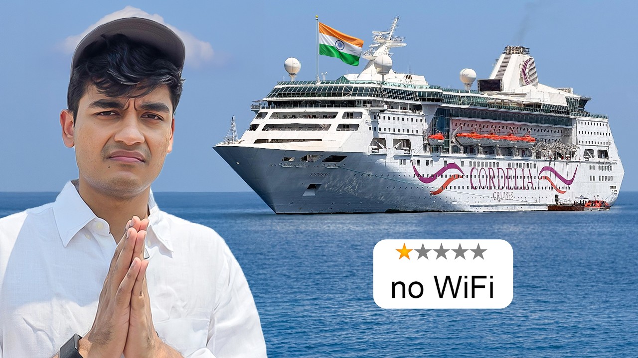 Living 5 DAYS on India's Luxury Cruise Ship