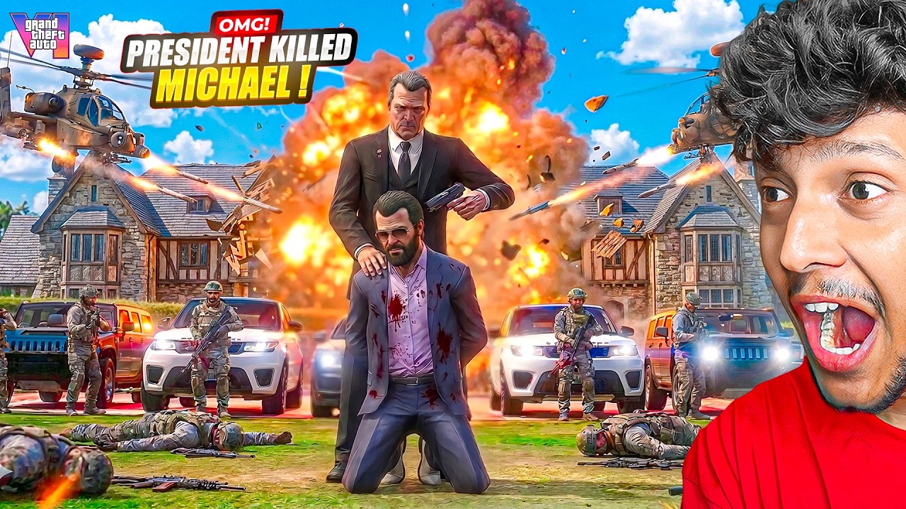 PRESIDENT ALMOST KILLED THE MICHAEL! 😱 GTA 5 Real Life!