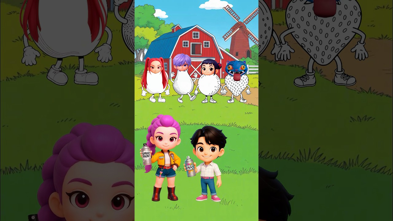 De Que Cor É Cada Fruta? Rumi vs Jinu