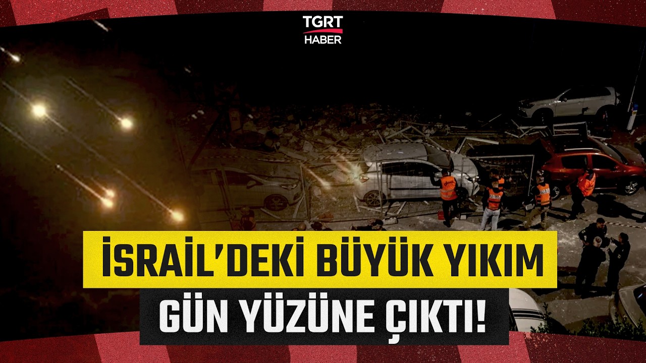İran İsrail'i 'İntikam' İçin Vurdu: Bölgedeki Yıkım Böyle Görüntülendi! - TGRT Haber