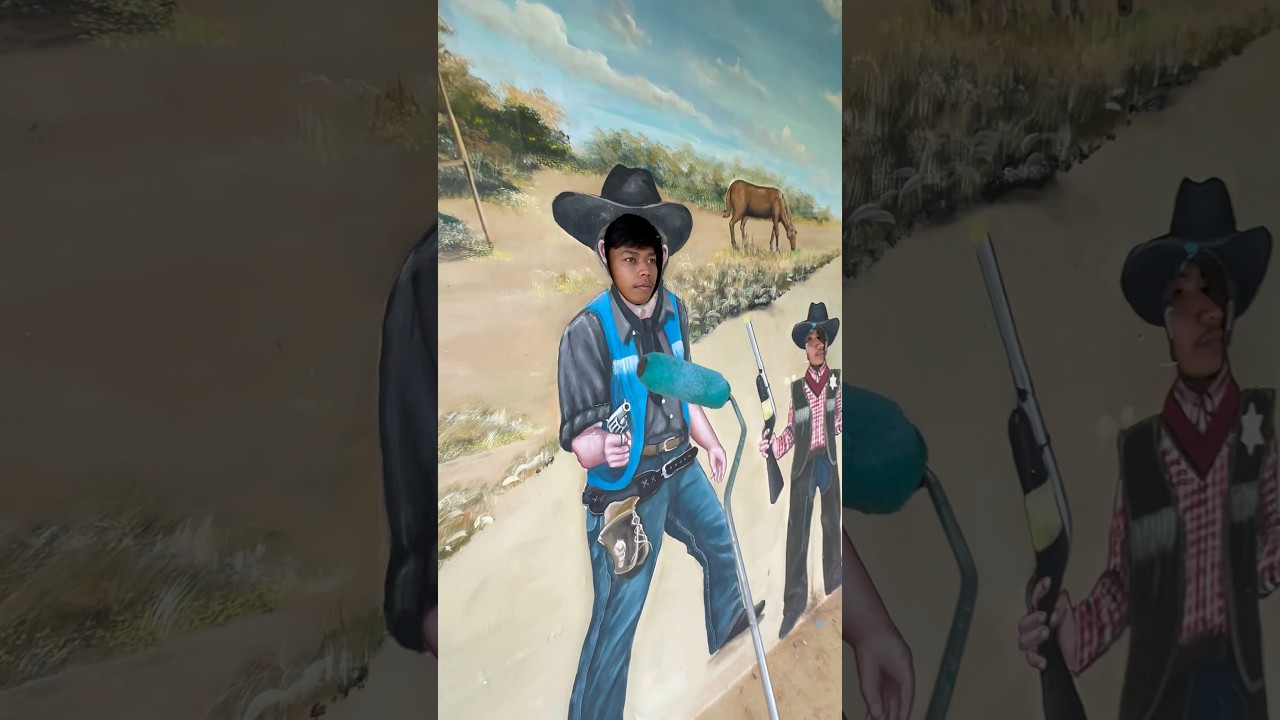 Mau warnain koboy besar #trendingshorts