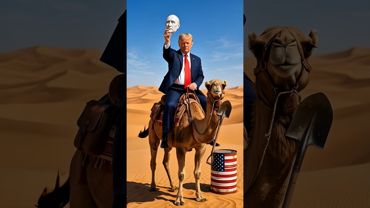 Mission: Find Oil — Because Iran Blocked the Highway 😂🛢️#ai #shorts