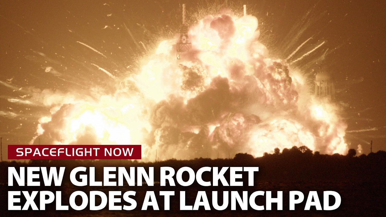 Breaking News: Blue Origin New Glenn rocket explodes during launch pad test