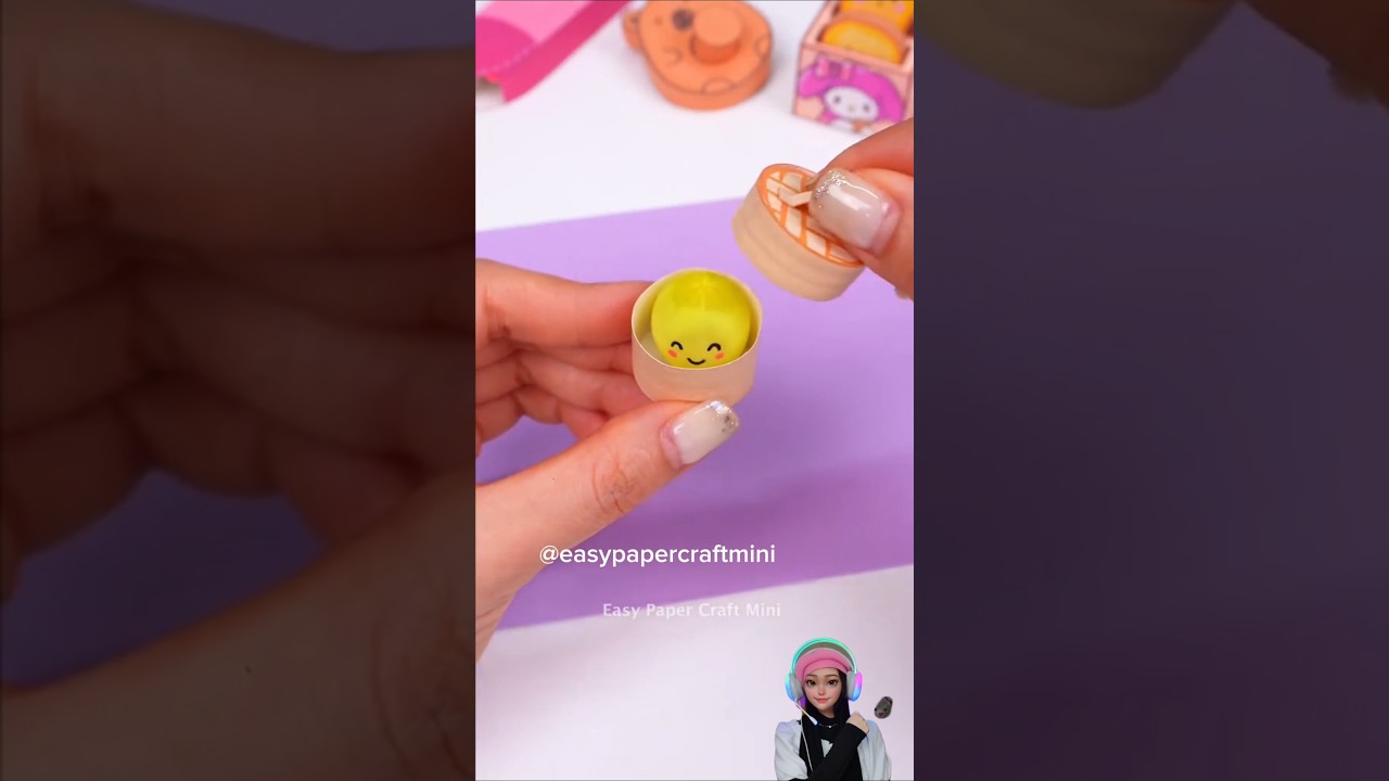 Mini dumpling Squishy yapıyoruz 👀 #kendinyap #diy #craftideas