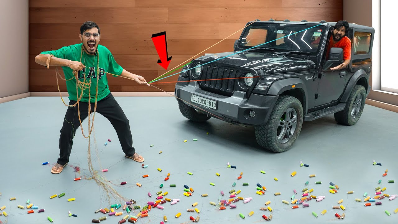 How Many Threads Can Pull a Car? कितने धागे मिलके एक गाड़ी को खींच पाएंगे?