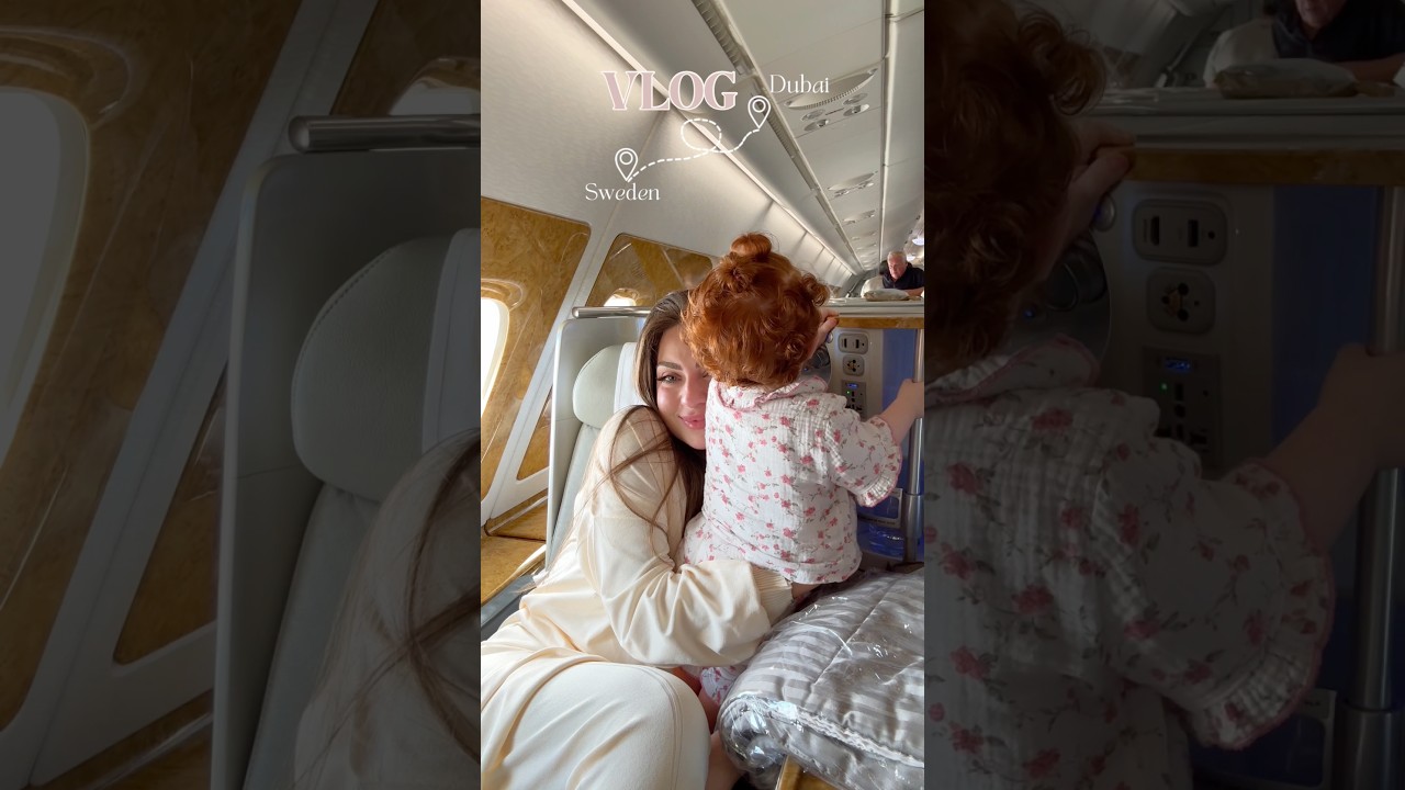 Vlog الرجعه على الإمارات #vlog #travelvlog #backhome #سفر #مطار_ #رحلة #يومياتي #دبي #السويد