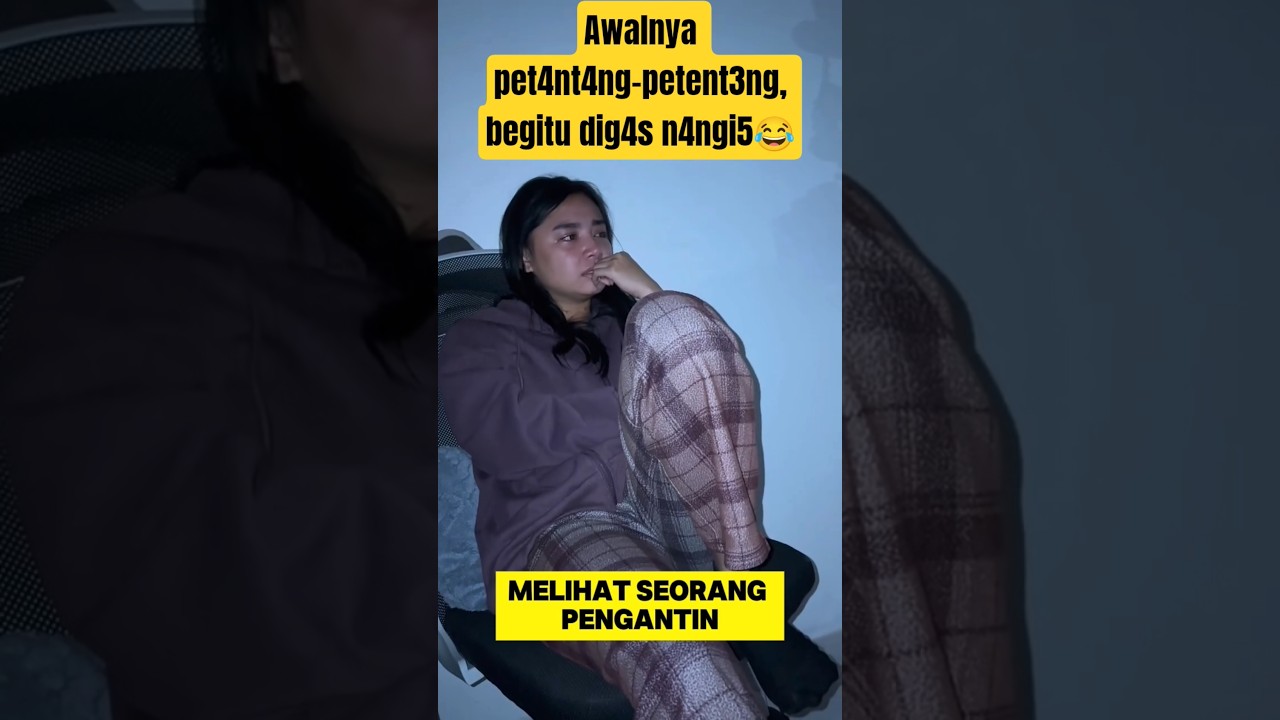 momen lucu ketika pengantin baru menangis setelah selesai malam pertama ‼️‼️ #ngakak #lucu #kocak