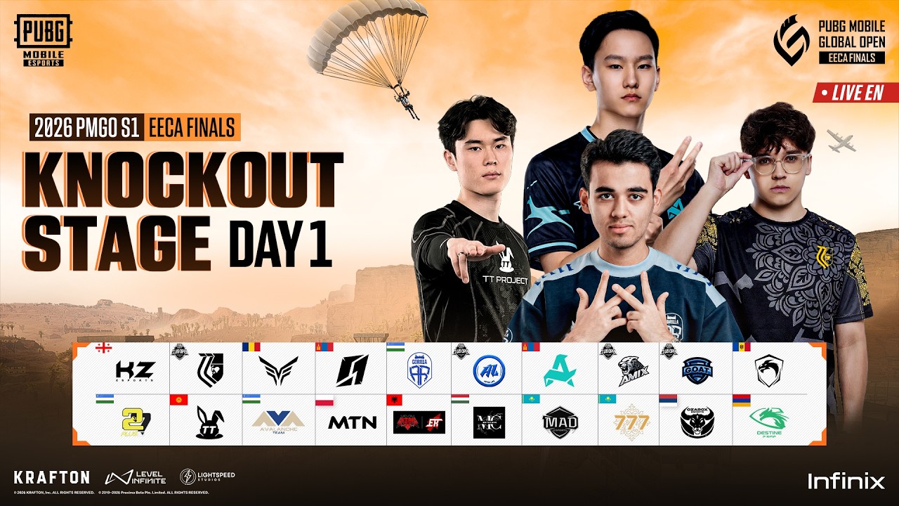 [EN] 2026 PMGO Season 1 Eastern Europe & Central Asia Finals | Knockout Stage Day 1