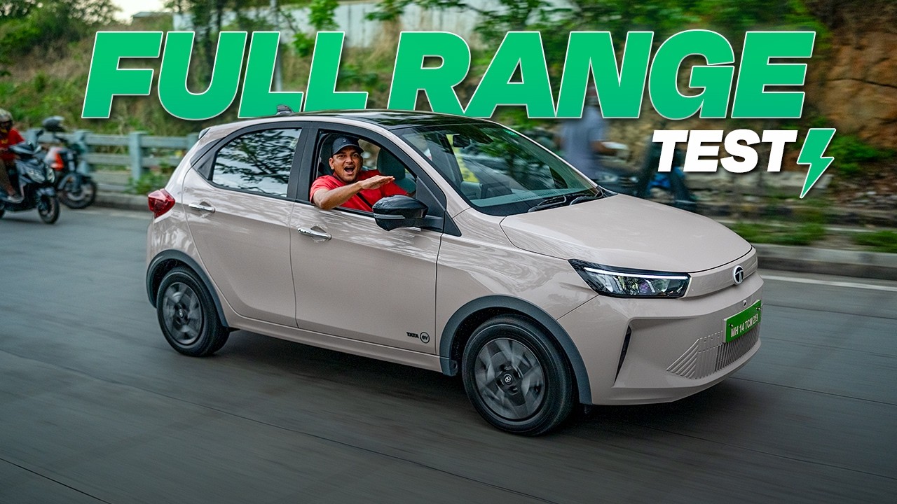 New Tata Tiago Electric Range Test | Gagan Choudhary
