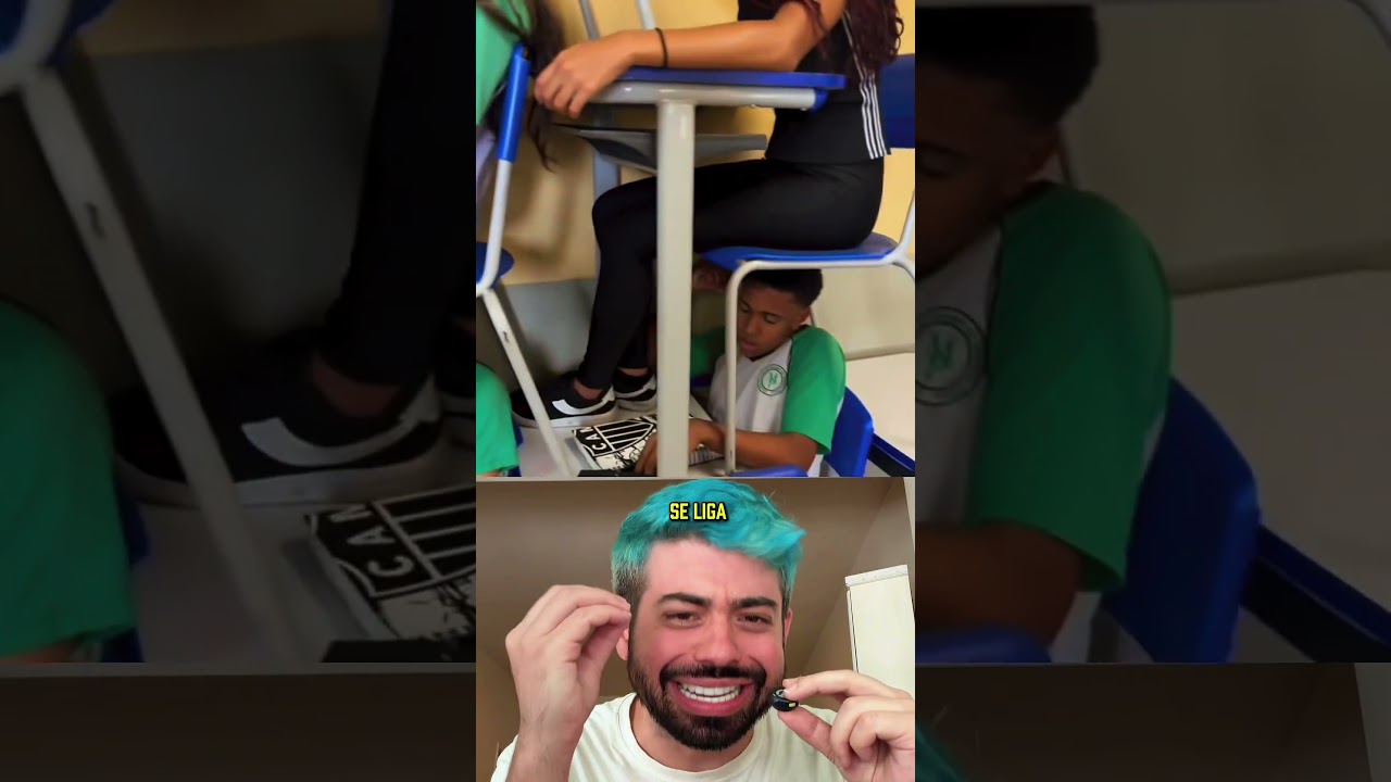 ESSES ALUNOS DESSA ESCOLA MOSTRARAM COMO QUE É QUANDO TODOS QUEREM SENTAR NA PAREDE