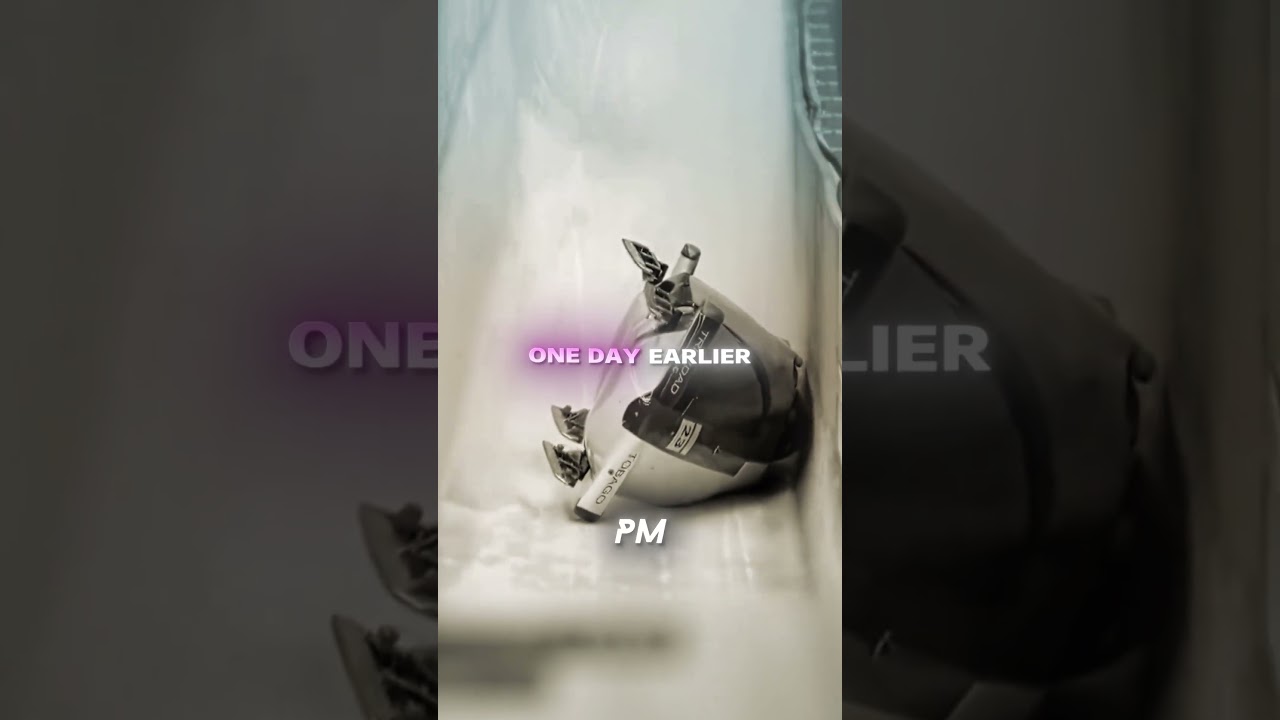 Bobsledder Goes Down Solo After All His Teammates MISS The Ride😨🛷