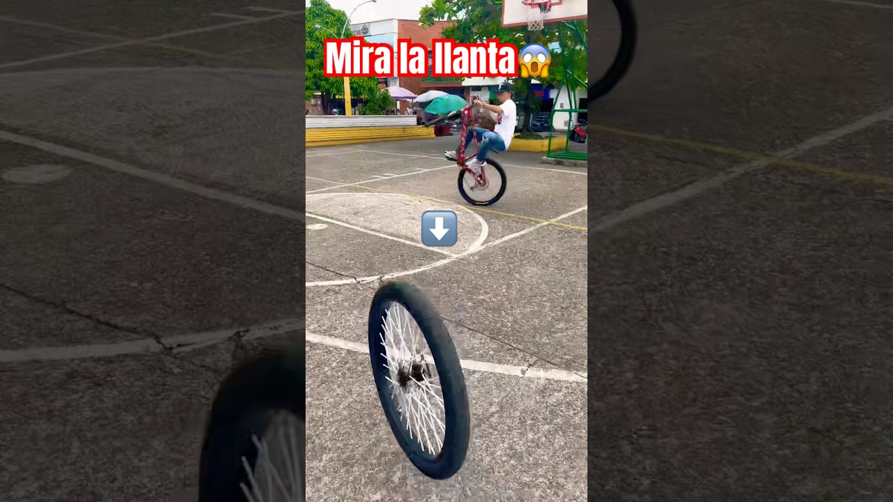 Mira la llanta😱 #bikelife #stuntbike #shortvideo #supcribete #bicicleta #videoviral