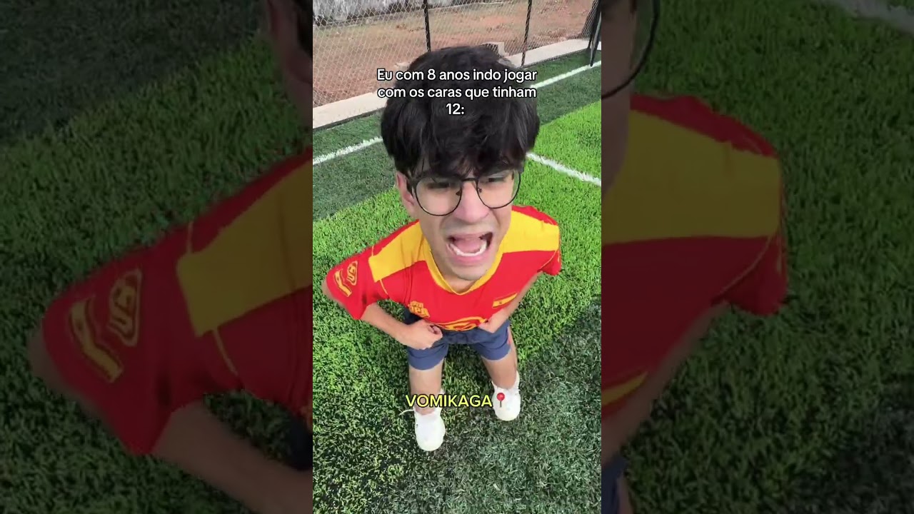 EU COM 8 ANOS INDO JOGAR COM OS CARAS QUE TINHAM 12