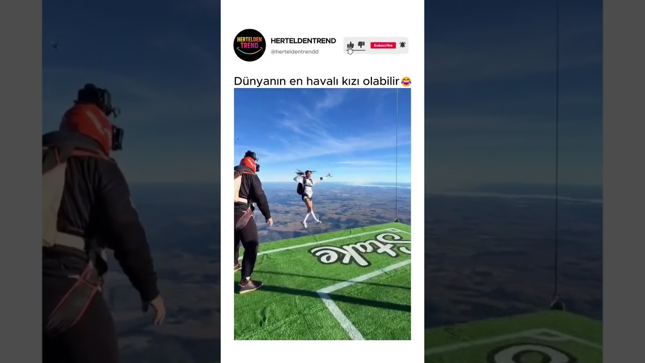 Dünyanın en havalı kızı olabilir😂