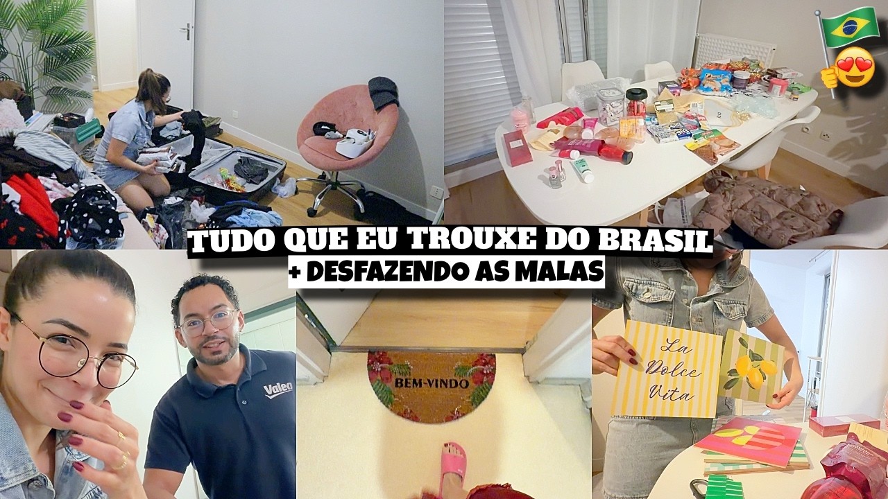 TUDO QUE TROUXE DO BRASIL, DESFAZENDO AS MALAS, MERCADO e muito mais ❤️ - Bruna Paula