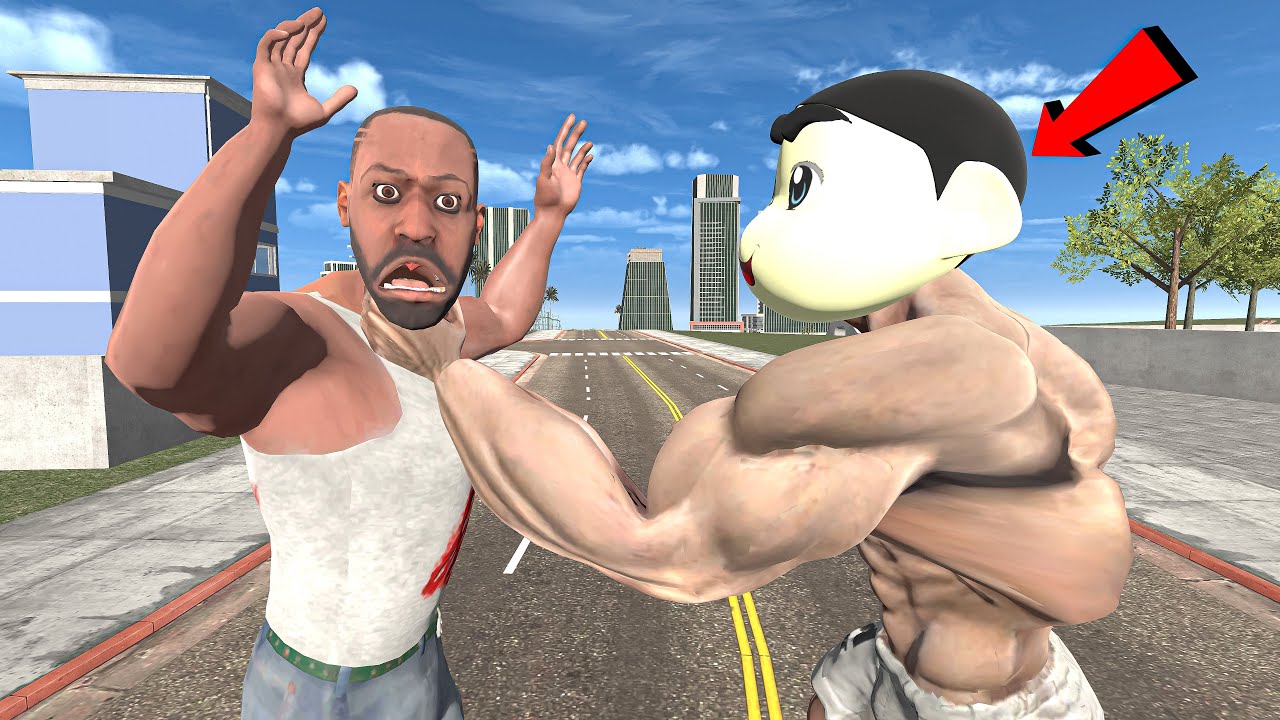 Team Shinchan Vs Team Franklin Slap Challenge In Indian Bike Driving 3d