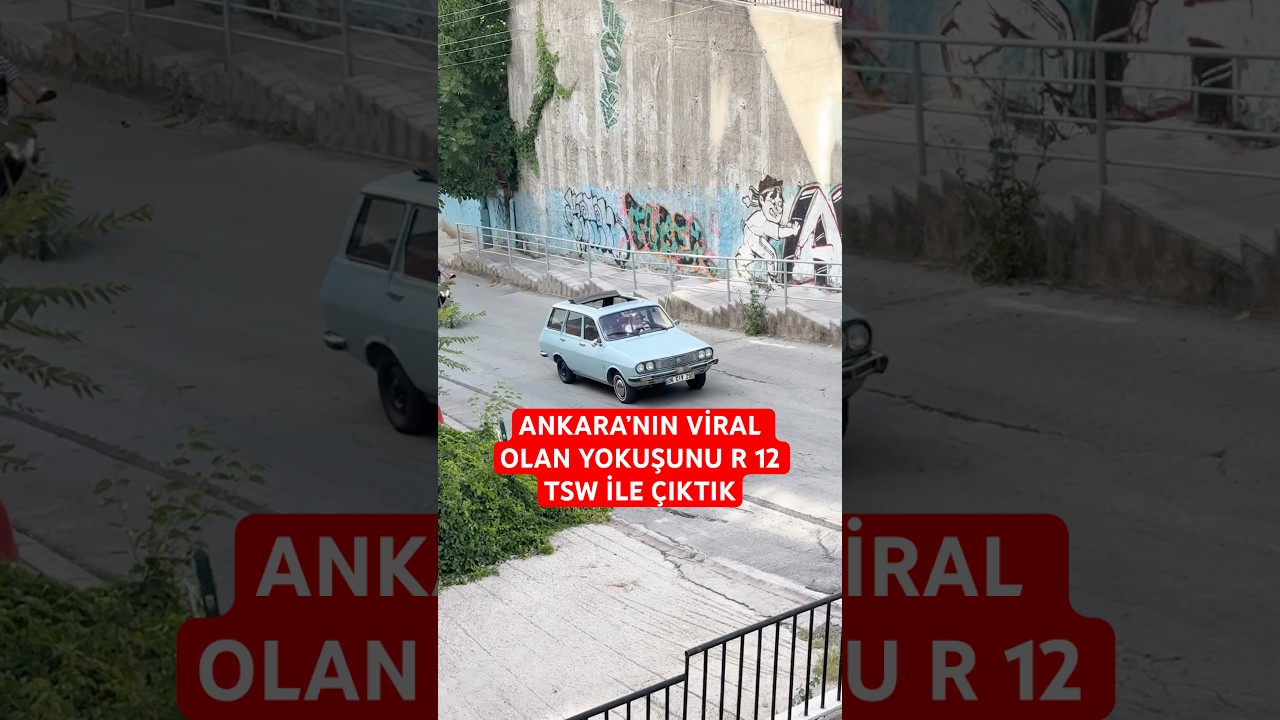 Ankara’nın Viral Olan Yokuşunu Renault 12 TSW ile Çıktık