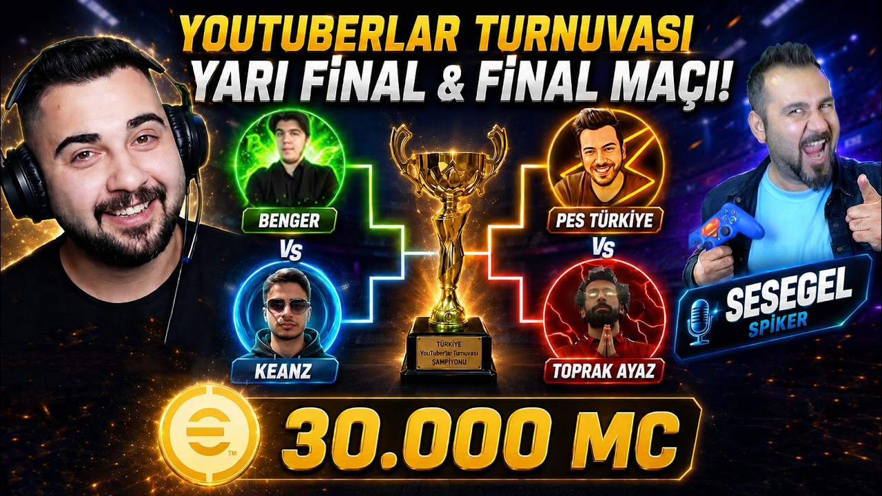 Şampiyon KİM OLDU? 🏆 30.000 MC Ödüllü Türkiye YOUTUBERLAR Turnuvası YARI FİNAL VE FİNAL MAÇI!