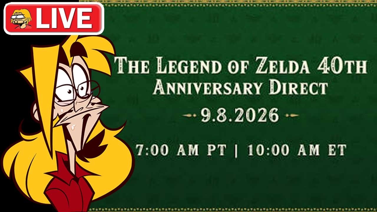 NINTENDO DIRECT LIVE - ZELDA EDITION 🔴Full Stream🔴 (9-8)