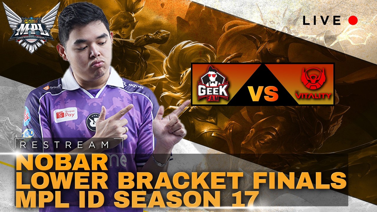 BTR VS GEEK | RESTREAM DAY-4 PLAY OFF MPL ID SEASON 17 FINAL LOWER BRACKET  #mlbbidcreator