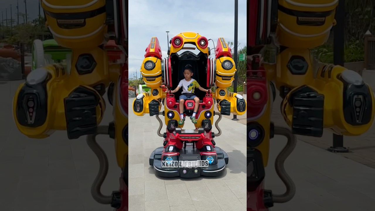 Hah kok cuma mami yang ga bisa naik robot⁉️