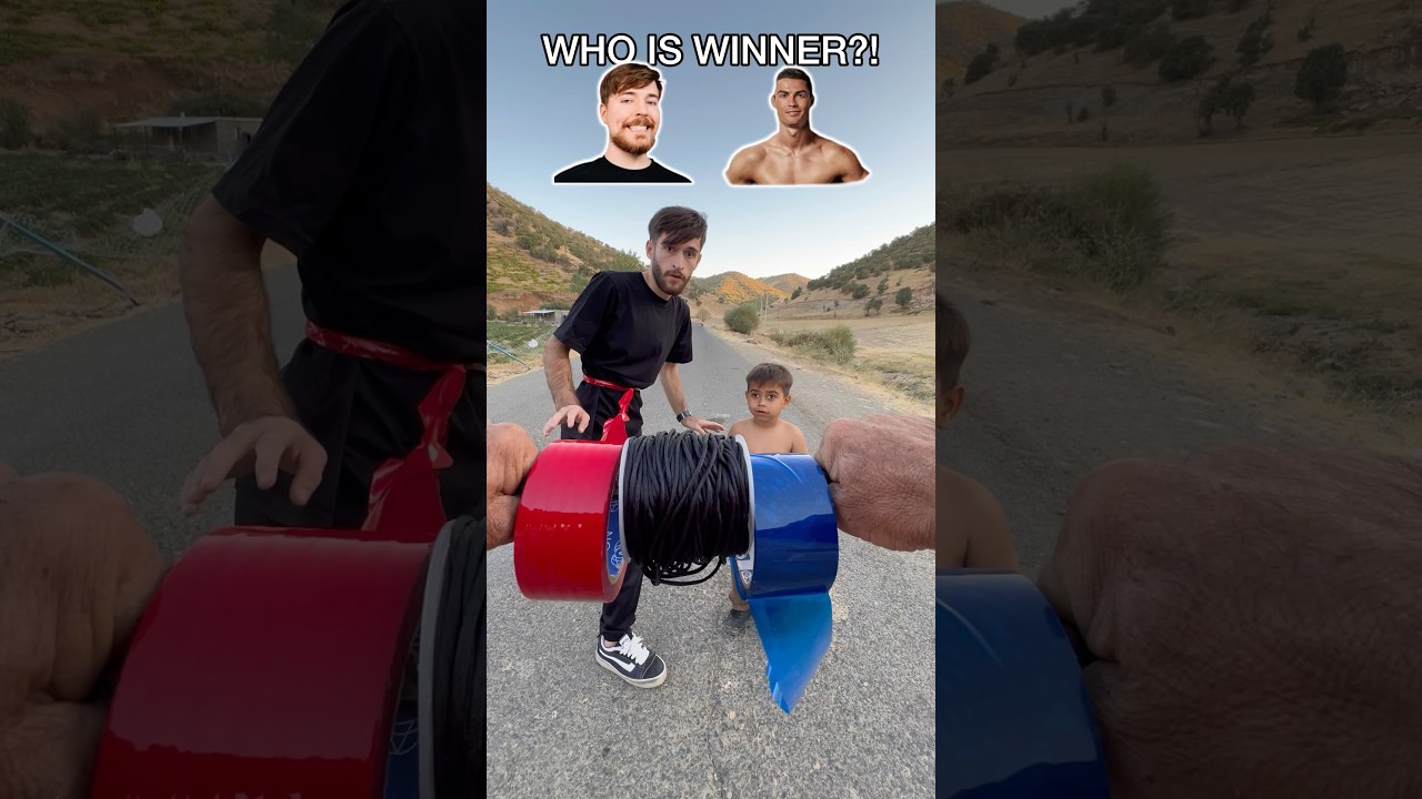 The Best YouTuber or The Best Footballer?! Break The Internet #ronaldo #mrbeast #football #shorts
