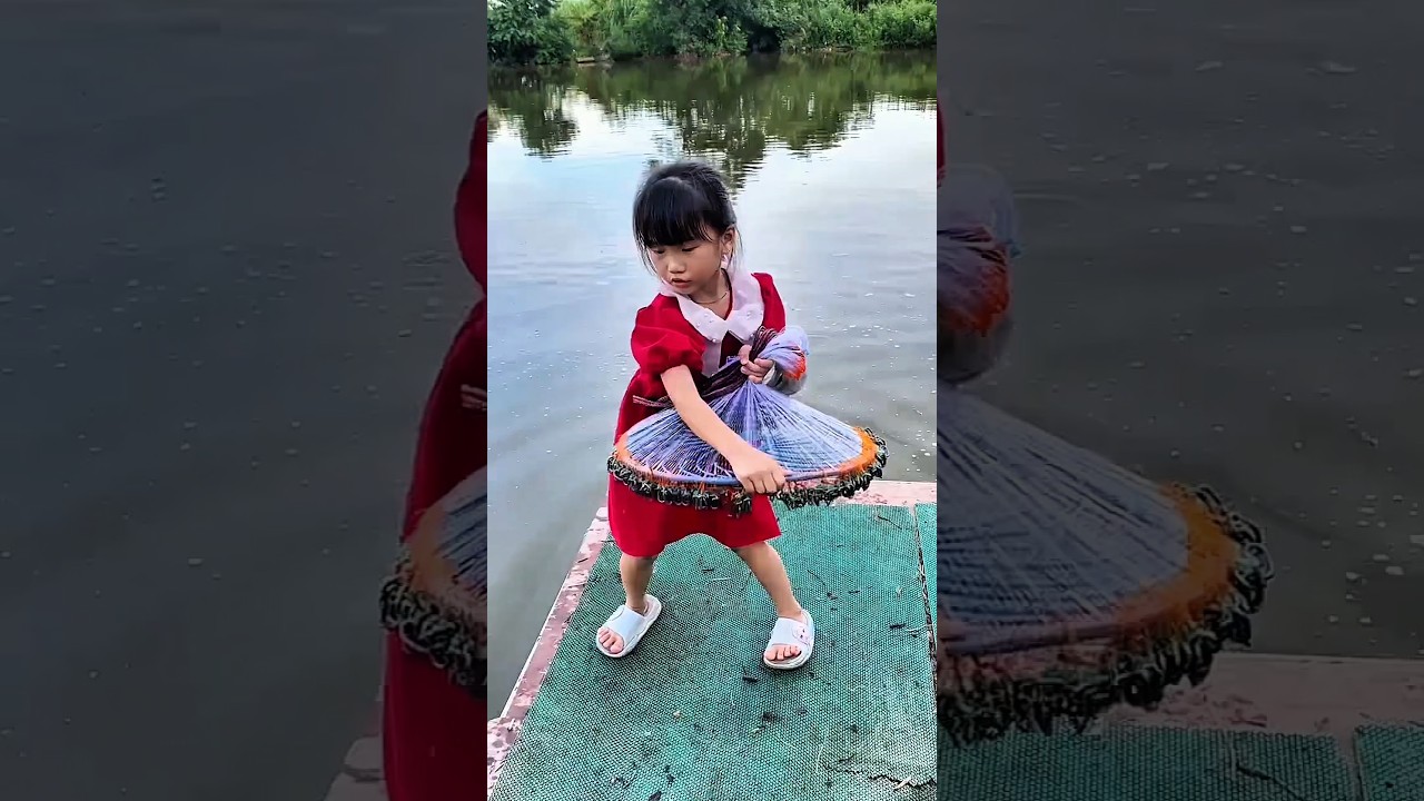 إنجاز لونا المذهل في صيد الأسماك🎣🐟