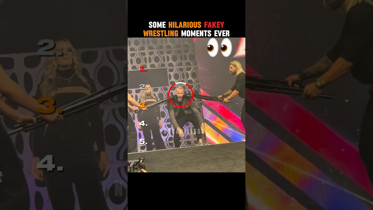Some Hilarious Fake wrestling moments 😂