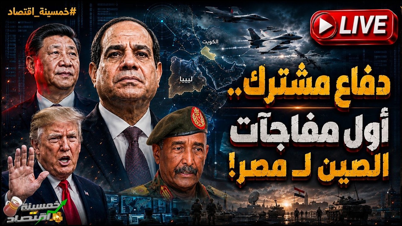 دفاع مشترك.. أول مفاجآت الصين لـ مصر! رسميًا عقوبات أمريكية على مصر وترامب يُرسل رجاله للسيسي!