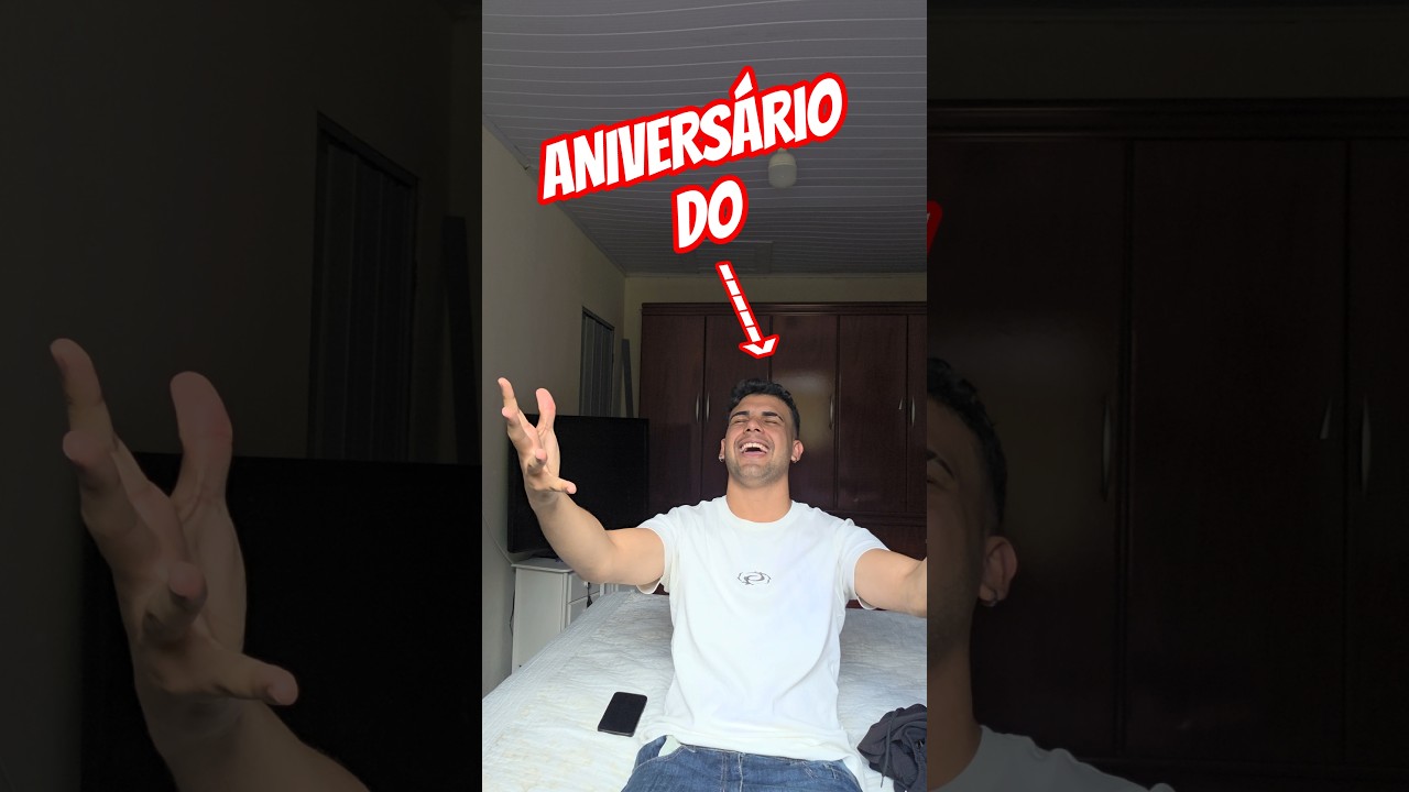 DEI UM PRESENTE PRO MEU IRMÃO NO ANIVERSÁRIO DELE!!!#shorts