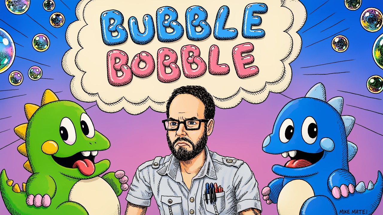 Beating Bubble Bobble (NES) - Angry Video Game Nerd (AVGN)