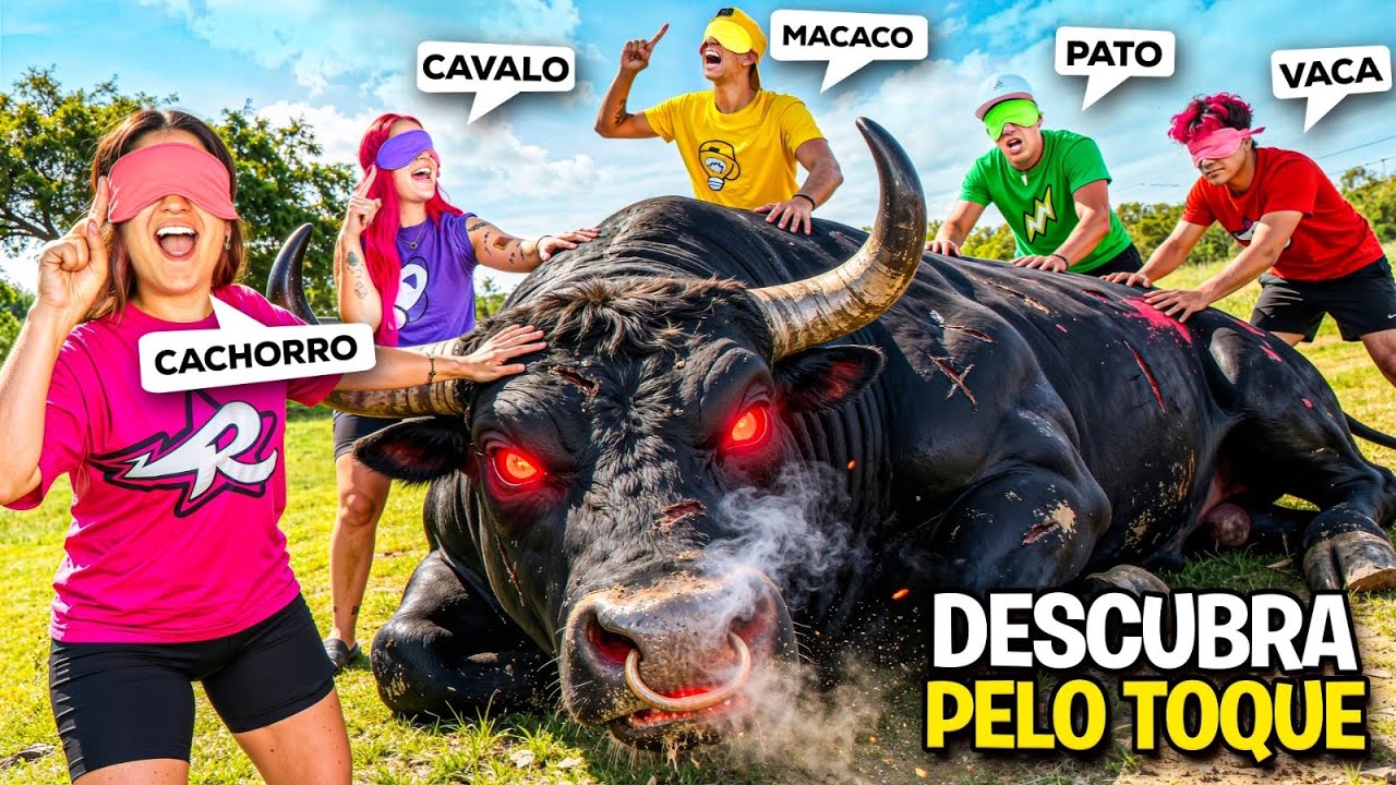 DESCUBRA O ANIMAL PELO TOQUE *O Robson foi mordido !