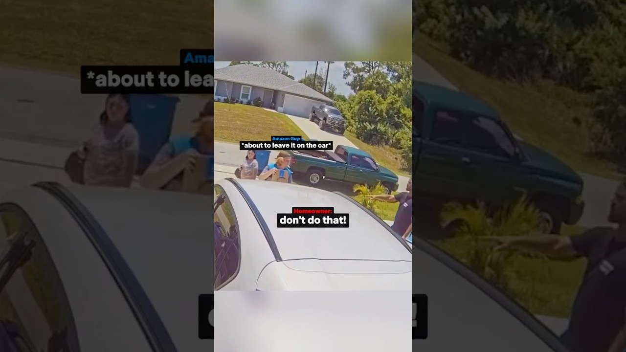 Bro Almost Used His New Car As A Porch