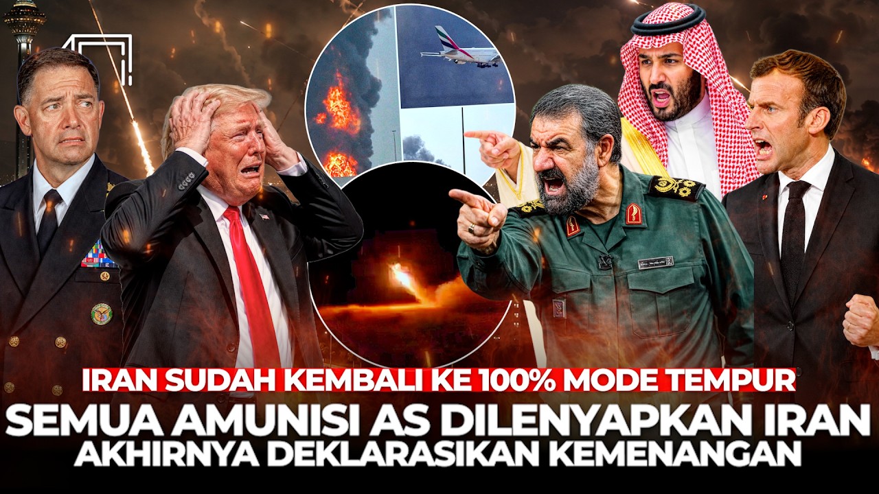 Tentara AS Lari Kocar-kacir Ratusan Alutsista AS Diledakkan 228 Situs Trump Lenyap! Update Iran AS
