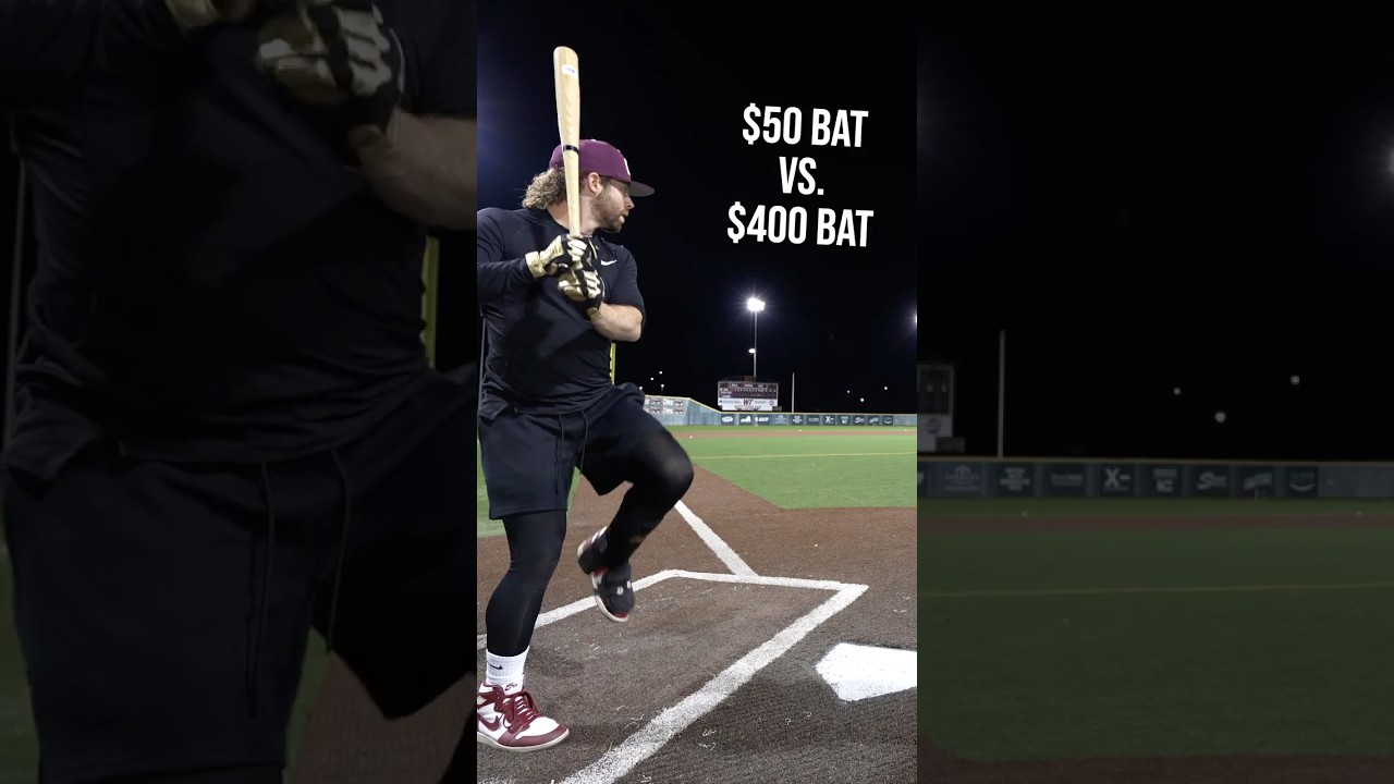 We bought the CHEAPEST Wood Bat we could find...