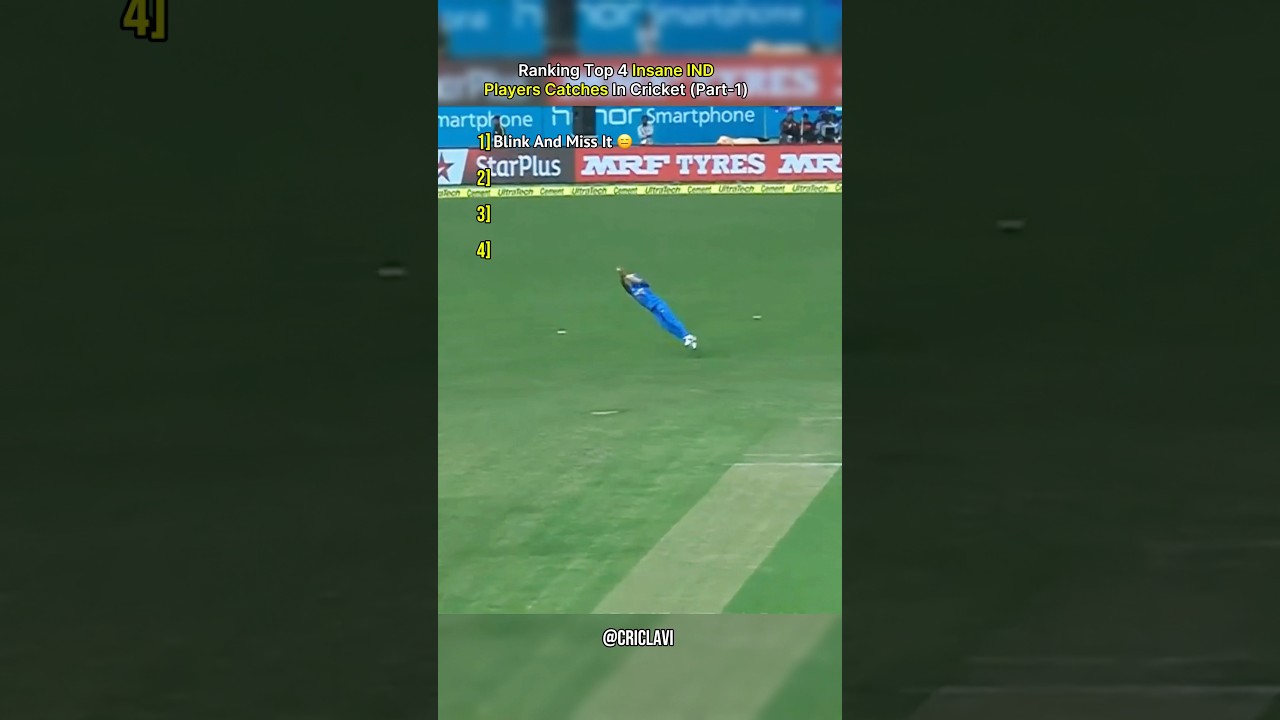 999 IQ Insane IND Players Catches In Cricket | Part-1 🔥#shorts #cricket #cricketshorts @six7o