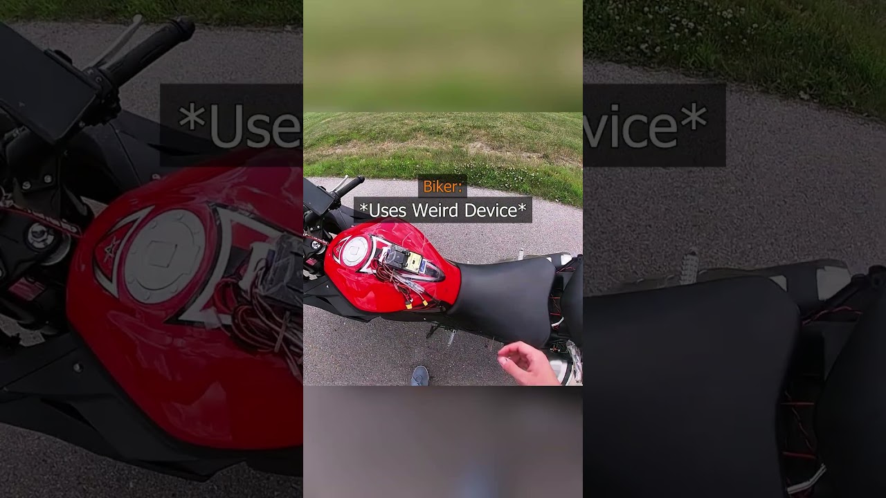 Biker And Rocket Bike 🤯 Credit @ToledoRocketMan