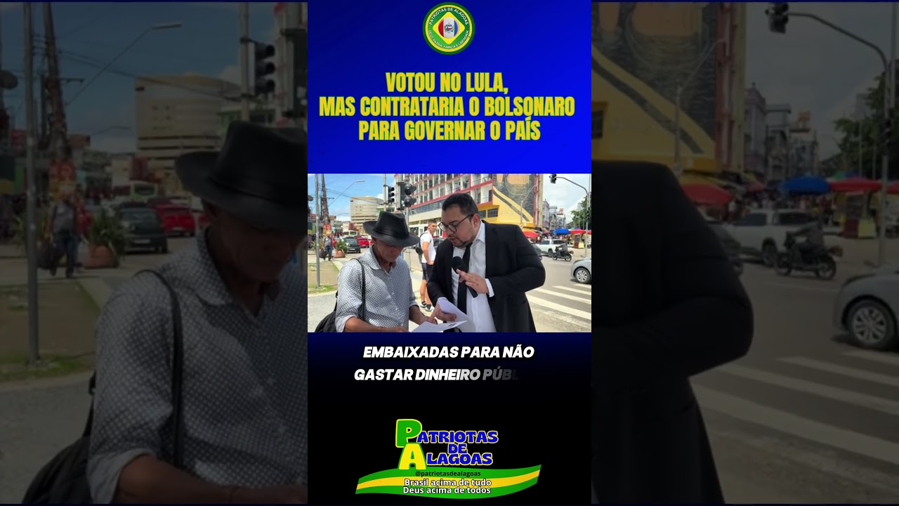 VOTOU NO LULA, MAS CONTRATARIA O BOLSONARO PARA GOVERNAR O PAÍS