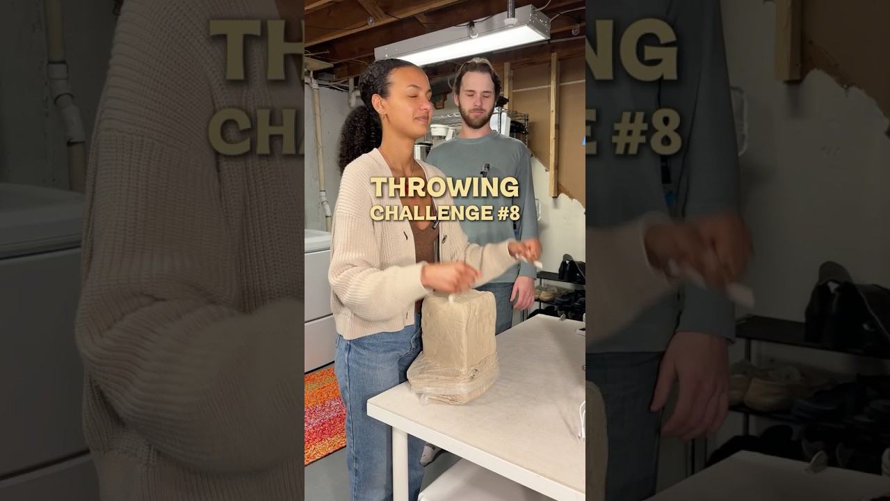 Throwing challenge 8! Finally a success! #pottery #wheelthrowing