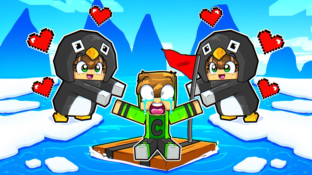 Os PINGUINS GUGUDADA salvam a VIDA do CADRES no Minecraft!