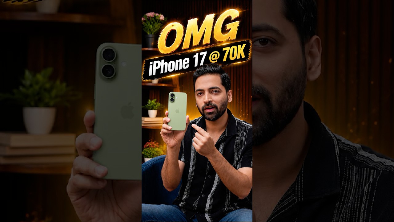 iPhone 17 at ₹70K? NO WAY 🤯 #shorts